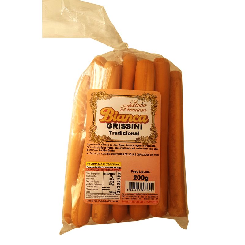 Grissini Bianca tradicional 200g (7898276571309)