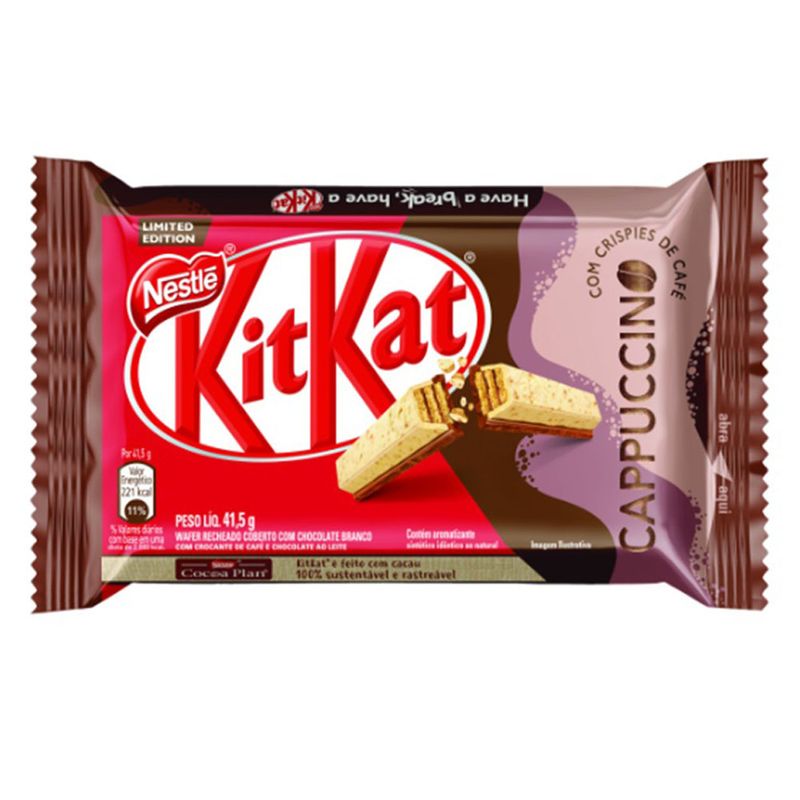 Chocolate Nestlé Kit Kat Cappuccino 41,5g (7891000359211)
