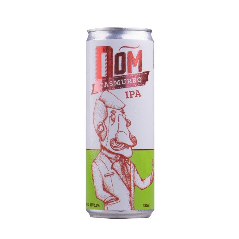 Cerveja Dom Casmurro Ipa Lata 350ml (7898956352730)