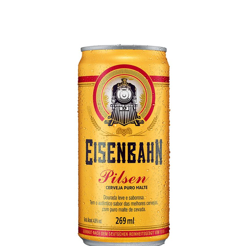 Cerveja Eisenbahn Pilsen Lata 269ml (7898367984292)
