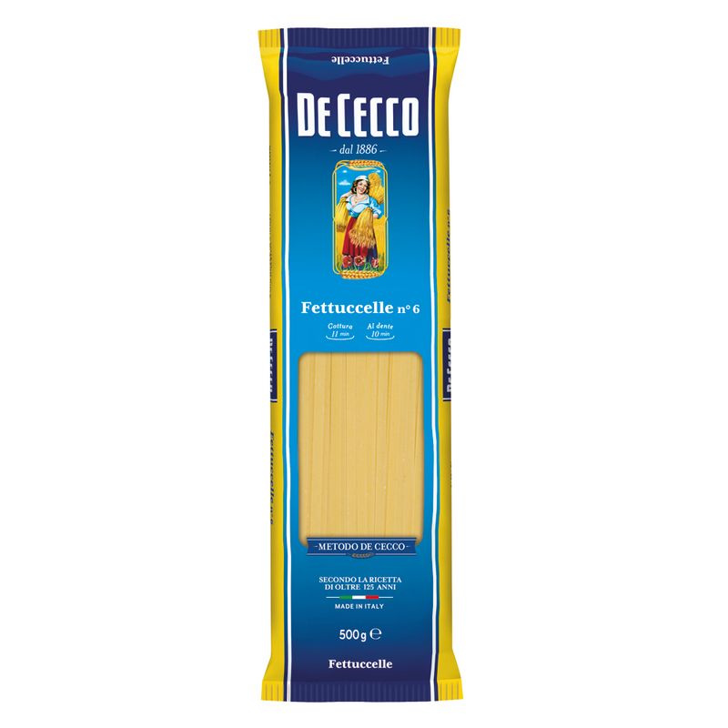 Macarrão De Cecco 500g Fettuccelle N6 (8001250120069)