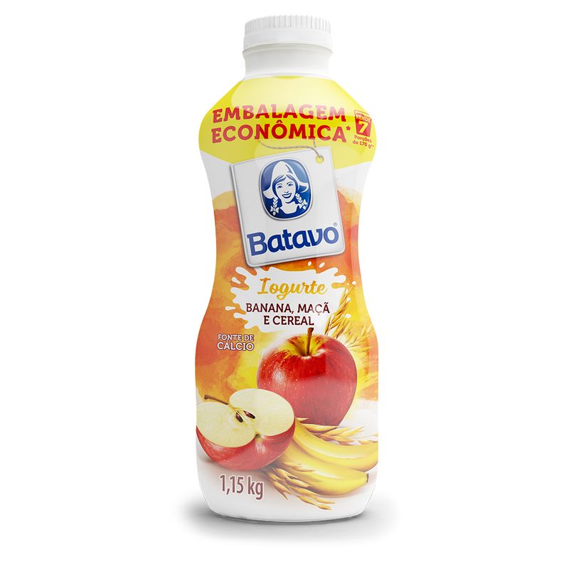 Iogurte Líquido Batavo 1250g Banana Maca (7891097103391)