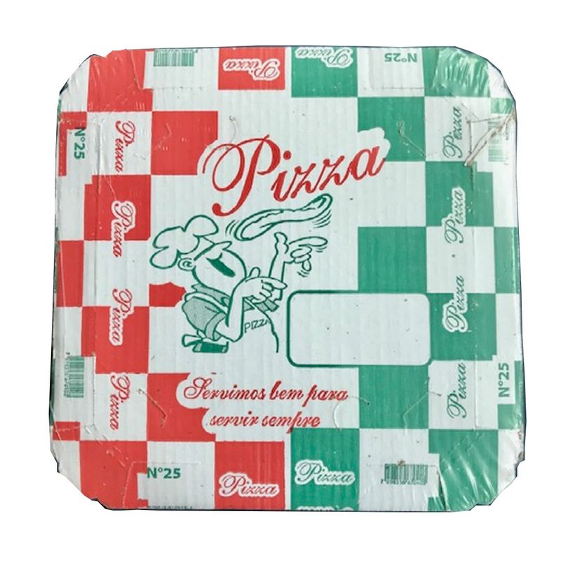 Caixa De Pizza Oitavada Donnoplast N25 (7898516670403)