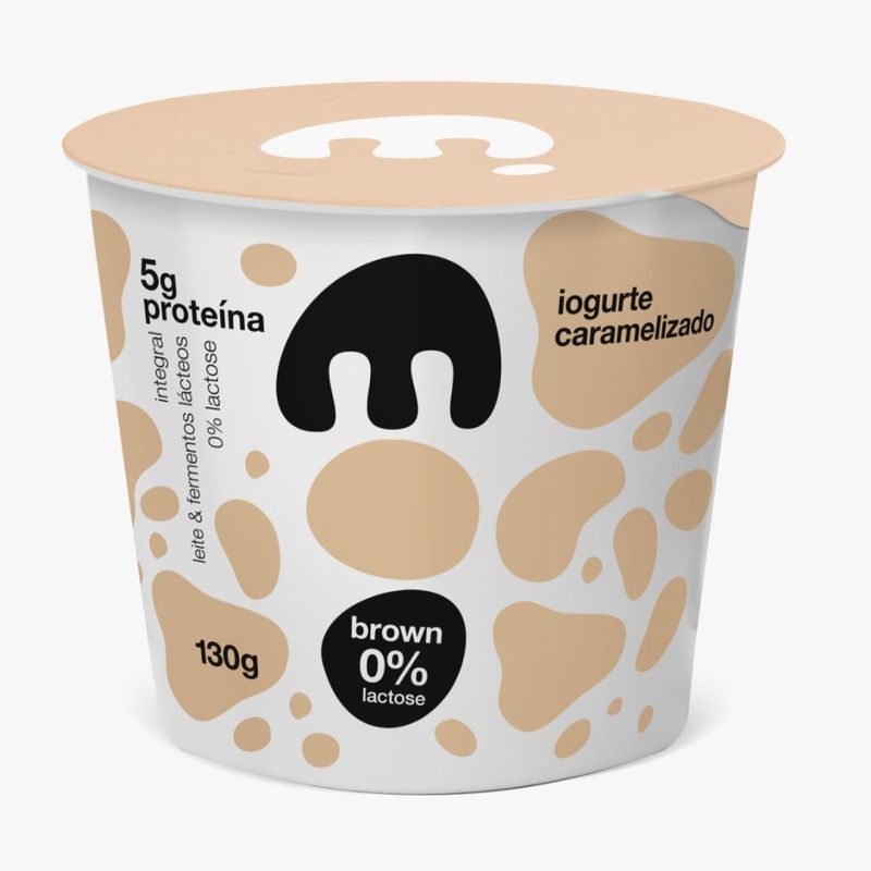 Iogurte Integral Caramelizado Brown Zero Lactose 130g (7898964946396)