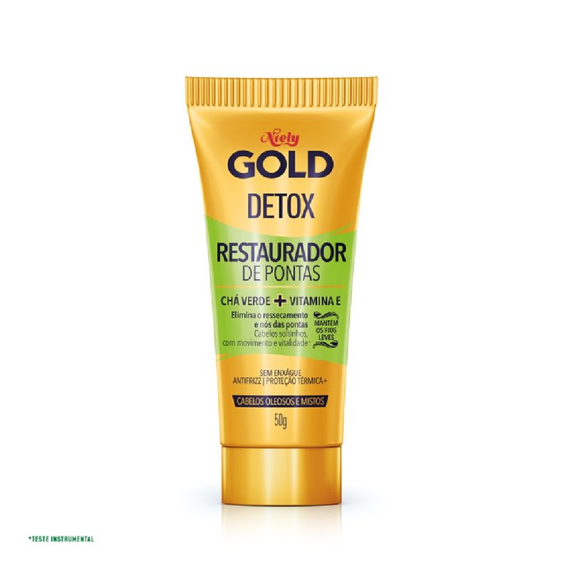 Restaurador Pontas Niely Gold Detox 50g (7899706190909)