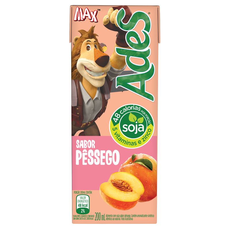 Ades Frutas Sabor Pêssego TP 200ML (7894900087116)