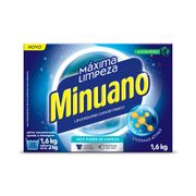 Lava Roupa Pó Minuano Máxima Limpeza 1,6Kg