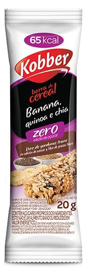 Barra de Cereal Kobber Zero Chia E Quinoa 60g (7891772155325)