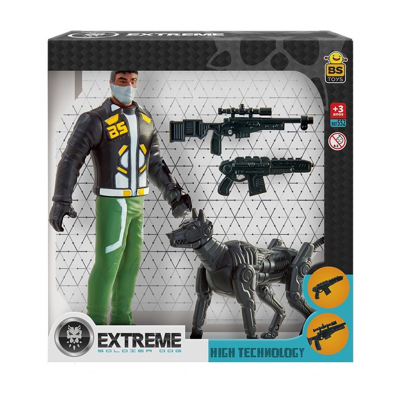 Brinquedo Extreme Soldier Dog Bs (7898002435523)