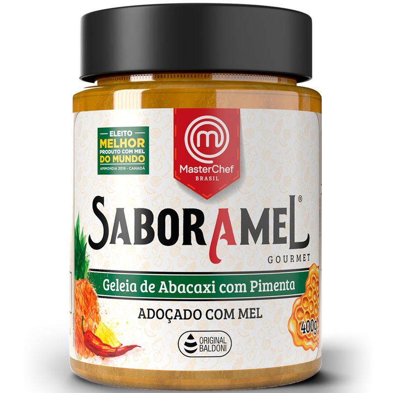 Geléia Saboramel 400g Abacaxi Com Pimenta (7898258952034)