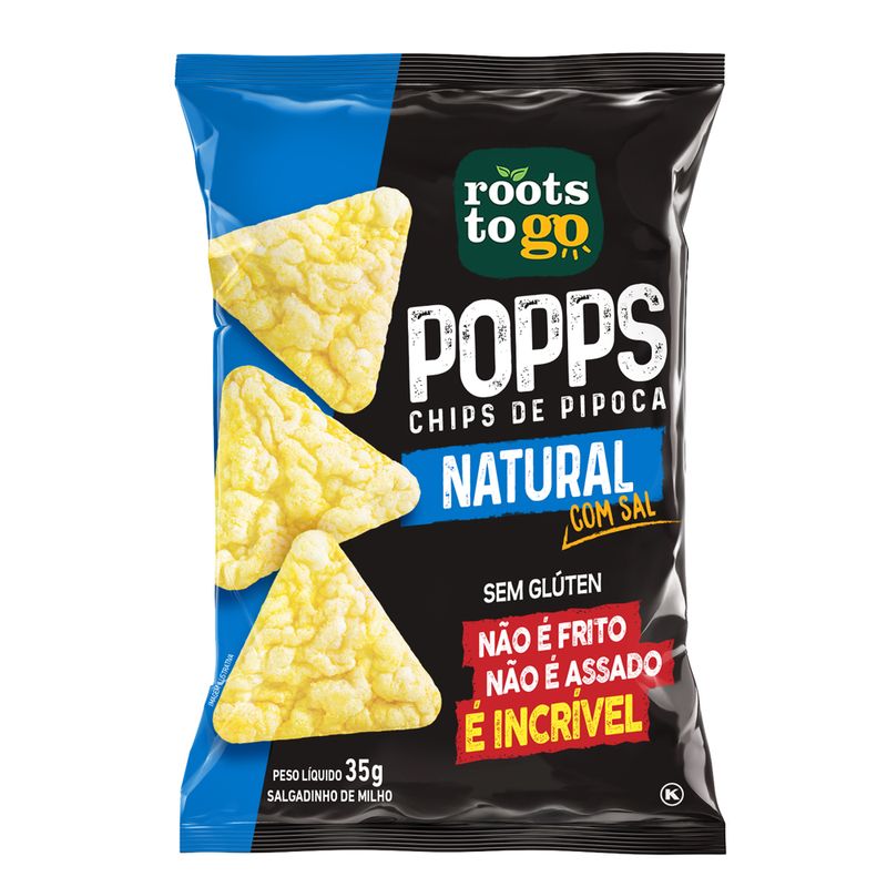 Salgadinho Roots To Go Popps 35g Natural (7898557010367)
