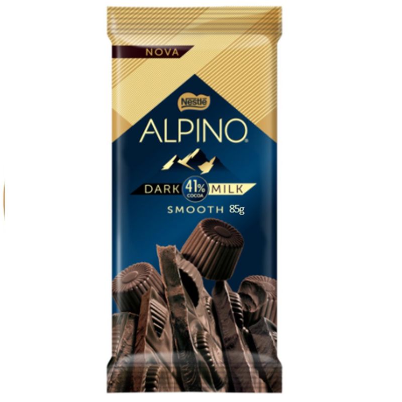 Chocolate Nestlé Alpino Dark Cacau 85g (7891000306772)