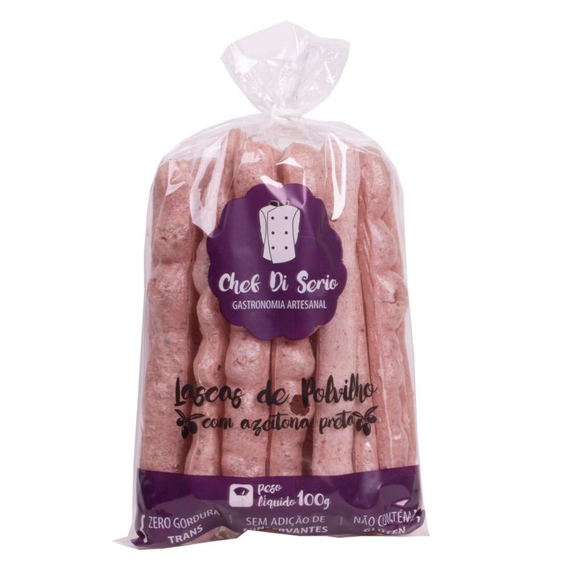 Lascas Polvilho Chef Di Sério Azeitona Preta 100g (7898960196023)