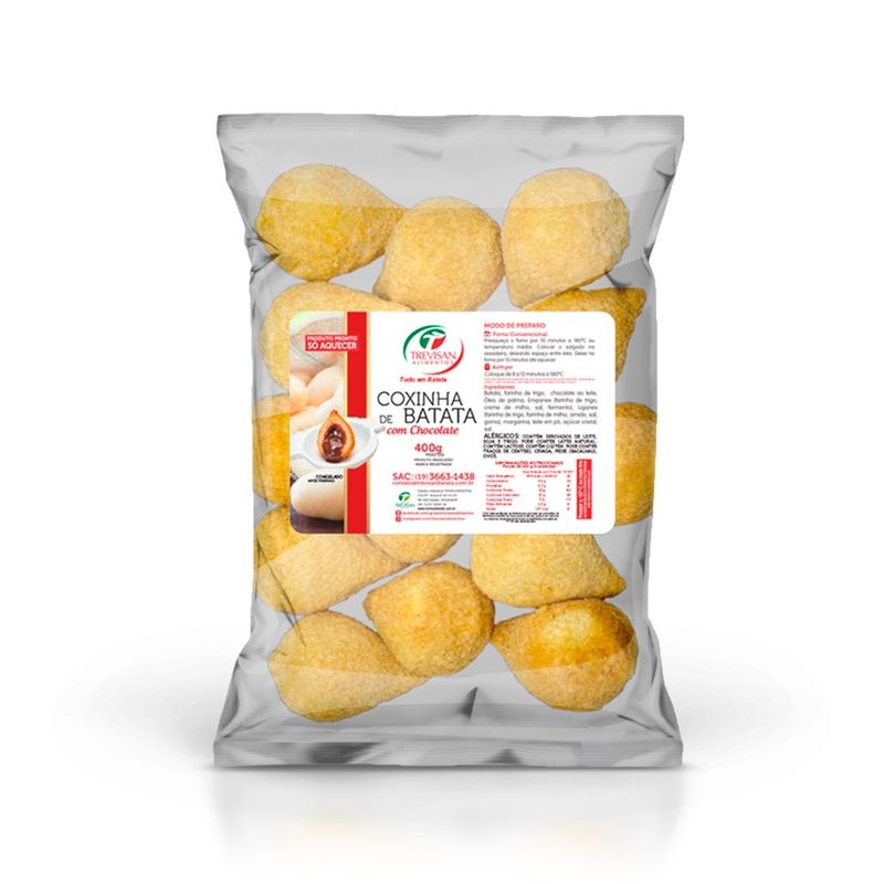 Coxinha Batata Com Chocolate Trevisan 400g (7898961303291)