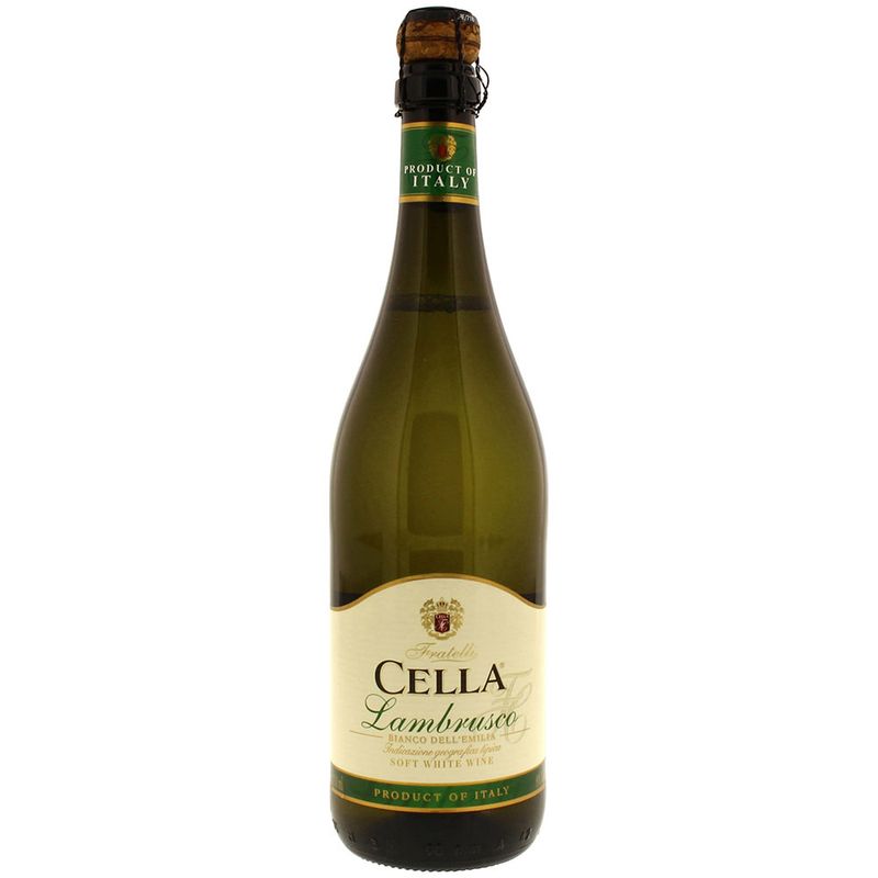 Vinho Italiano Lambrusco Cella Bianco 750ml (8001929166589)