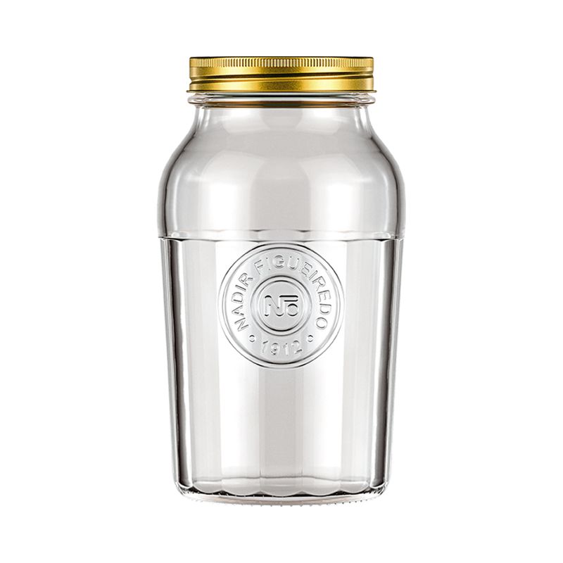 Pote Vidro Americano Nadir Vintage Com Tampa 15l (7891155077428)