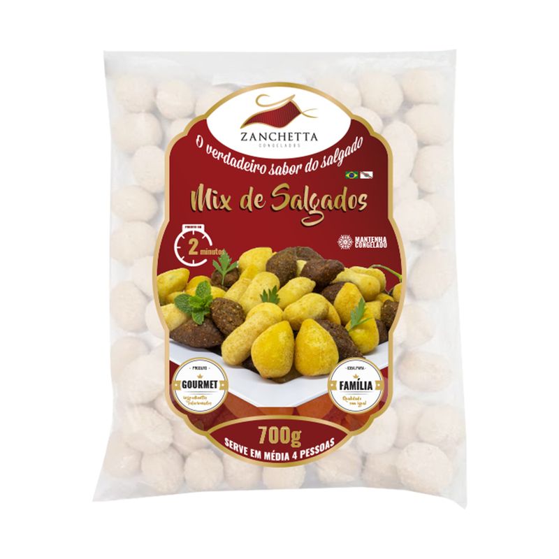 Mix Salgados Zanchetta 700g Congelado (0602883667068)