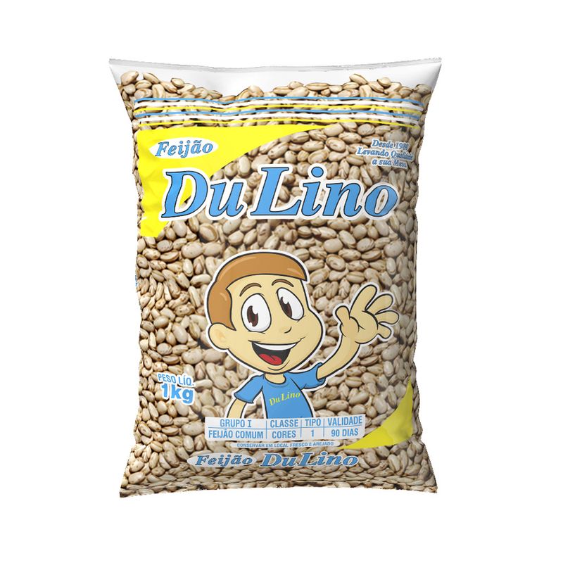 Feijão carioca Du Lino 1kg (7898154420019)