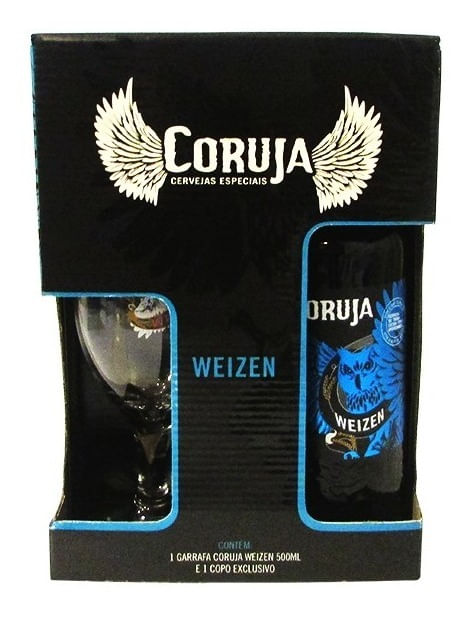 Cerveja Coruja Weizen Mais Copo 500ml (7899389702031)