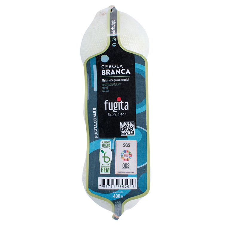 Cebola Branca Fugita 400g Pacote (7897814700041)