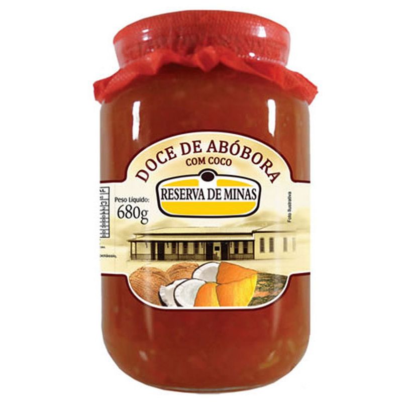 Doce Abóbora Com Coco R Minas 680g (7898125760250)