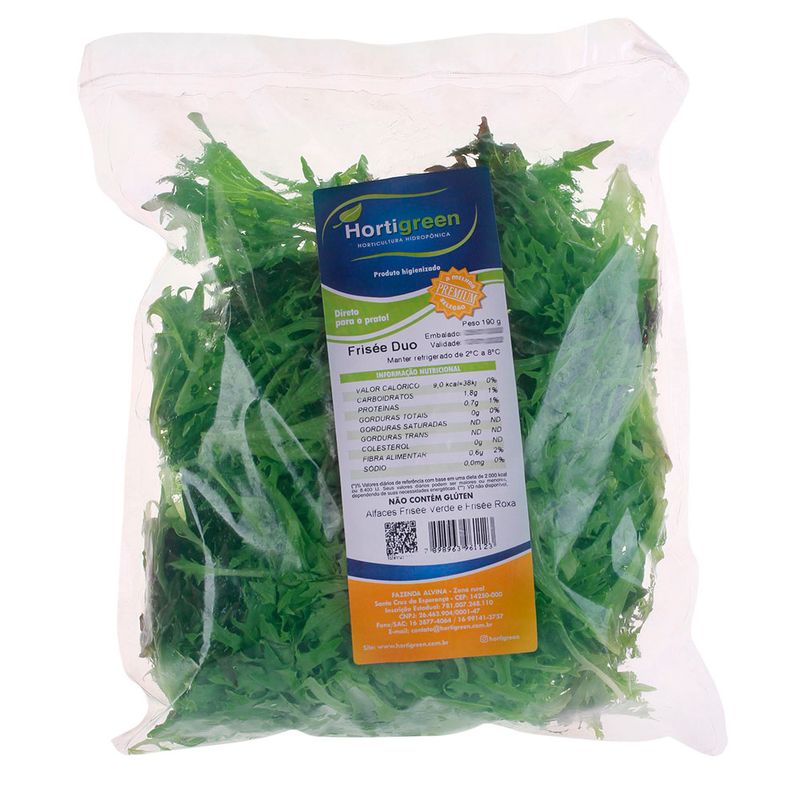 Salada Alface Frisée Duo Hortigreen 190g (7898963961123)