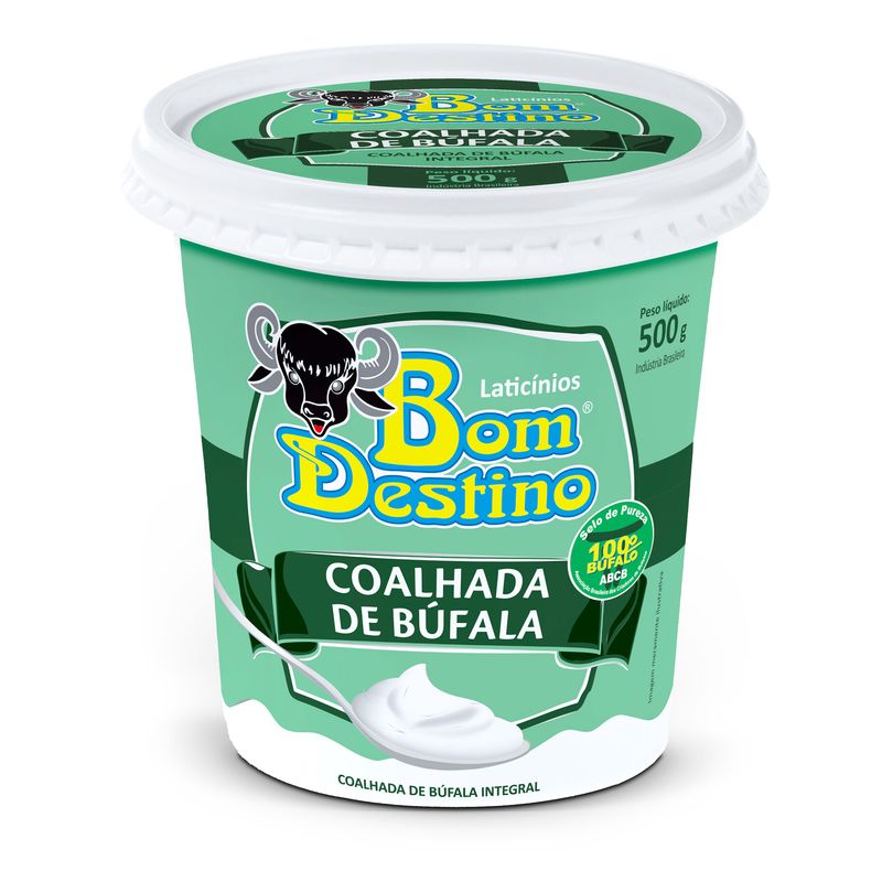 Coalhada Bufala Bom Destino Integral 500g (7898130990796)