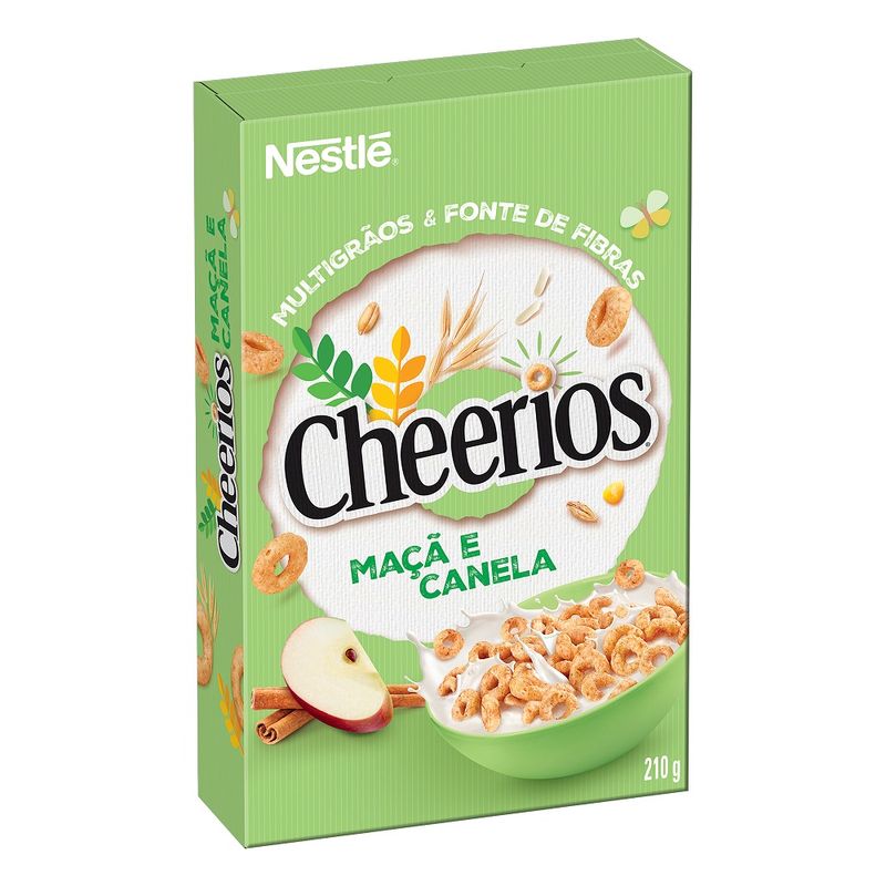 Cereal Matinal Cheerios Maçã e Canela 210g (7891000314562)