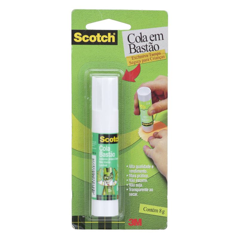 Cola Bastão 3M Scotch 8g (7891040120581)