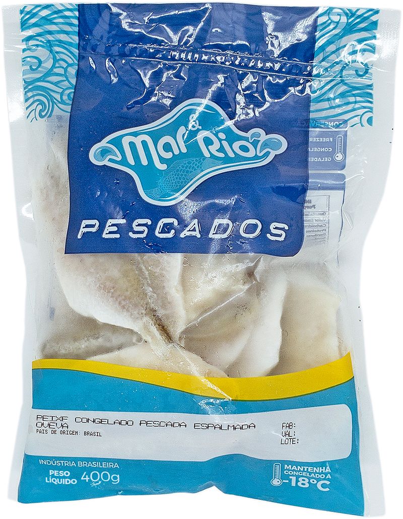 Pescada espalmada Mar Rio 400g (7908090300846)