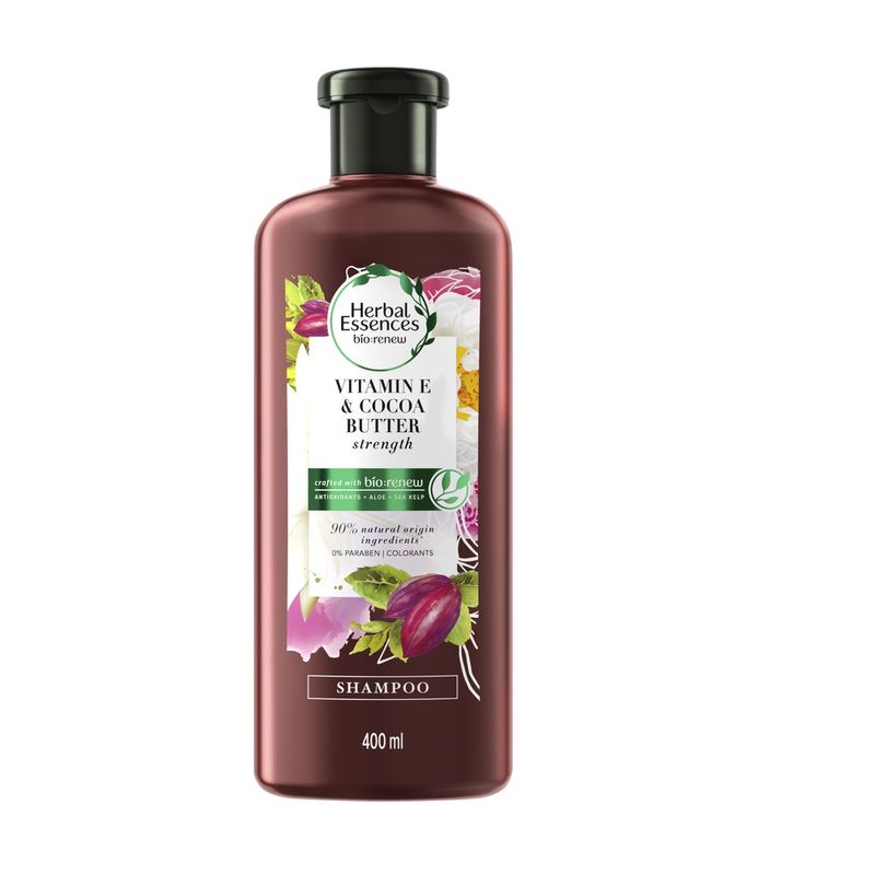 Shampoo Herbal Essences Vitamina E e Manteiga de Cacau 400mL (190679000101)