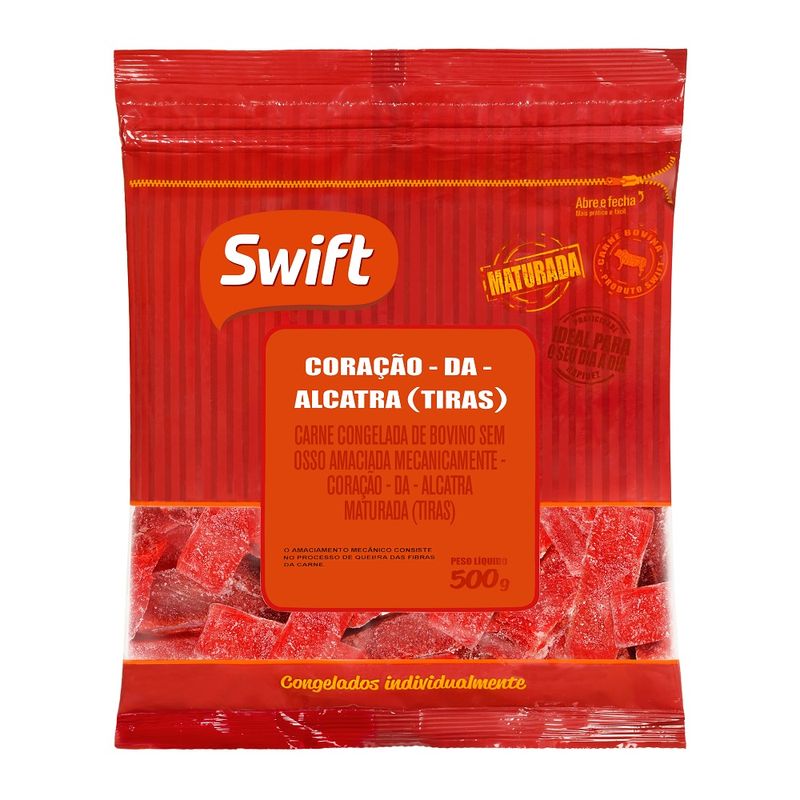 Carne Bovina Coração Alcatra Swift 500g Tiras (7899567231049)