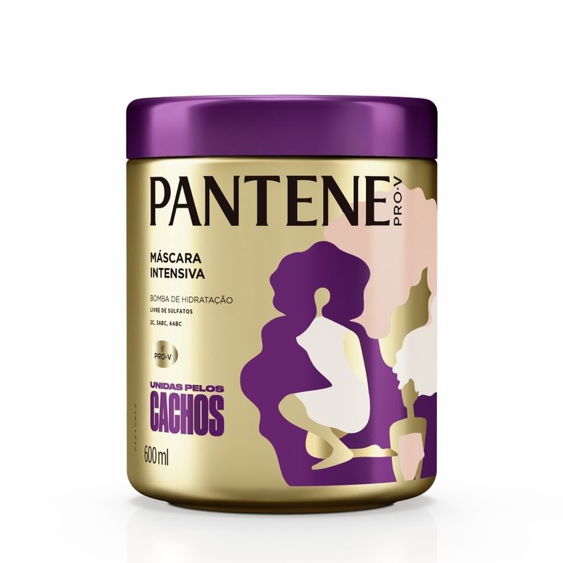 Máscara De Tratamento Pantene Pelos Cachos 600ml (7500435158909)