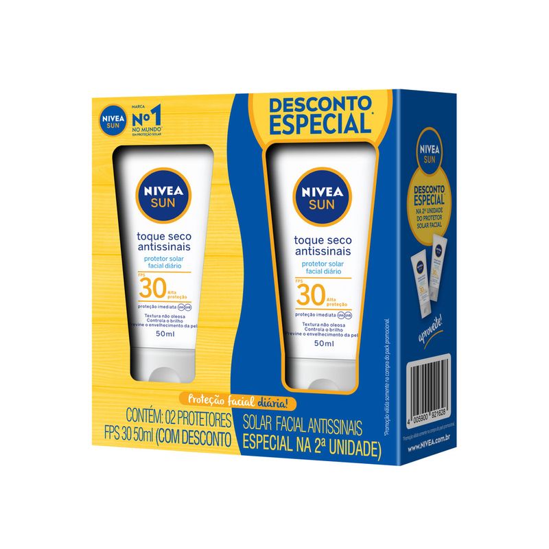 Protetor solar FPS30 antissinais Nivea 50ml (4005900921628)