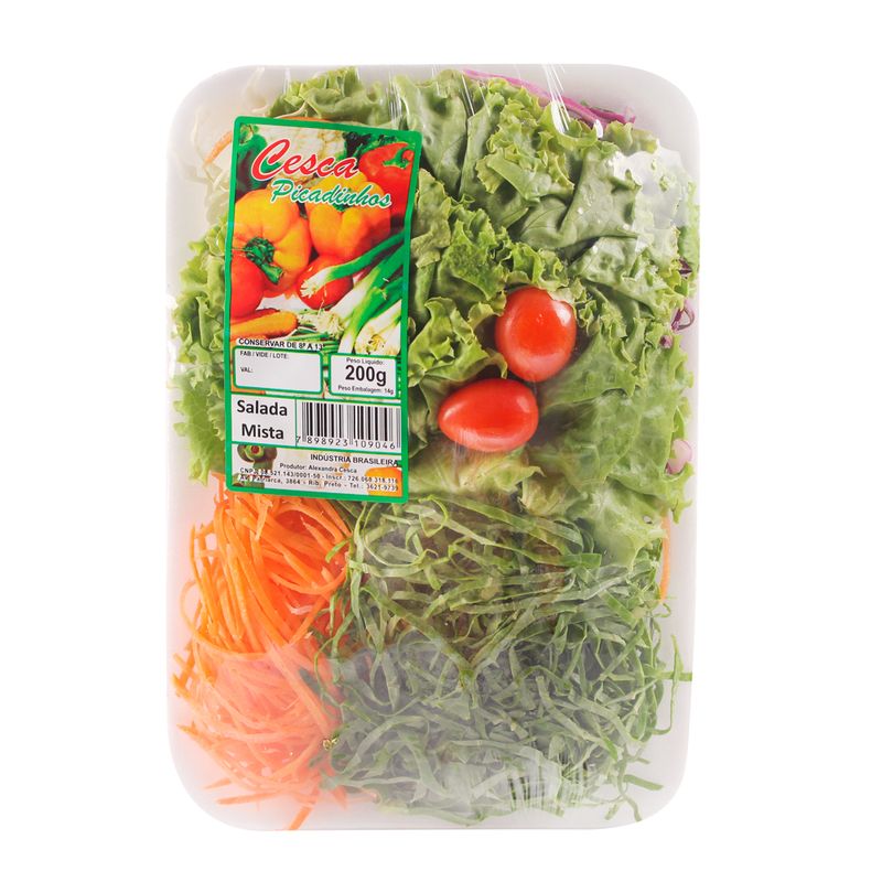 Salada Cesca 200g Repolho Repol Roxo Cenou Beter Couv Acelga (7898923109046)