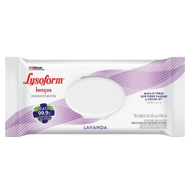 Lenço Desinfetante Lysoform Com 36 (7894650940020)