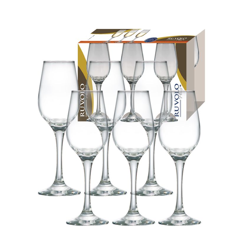 Jogo Taça Champagne Ruvolo Com 6 Aspen (7899619914272)