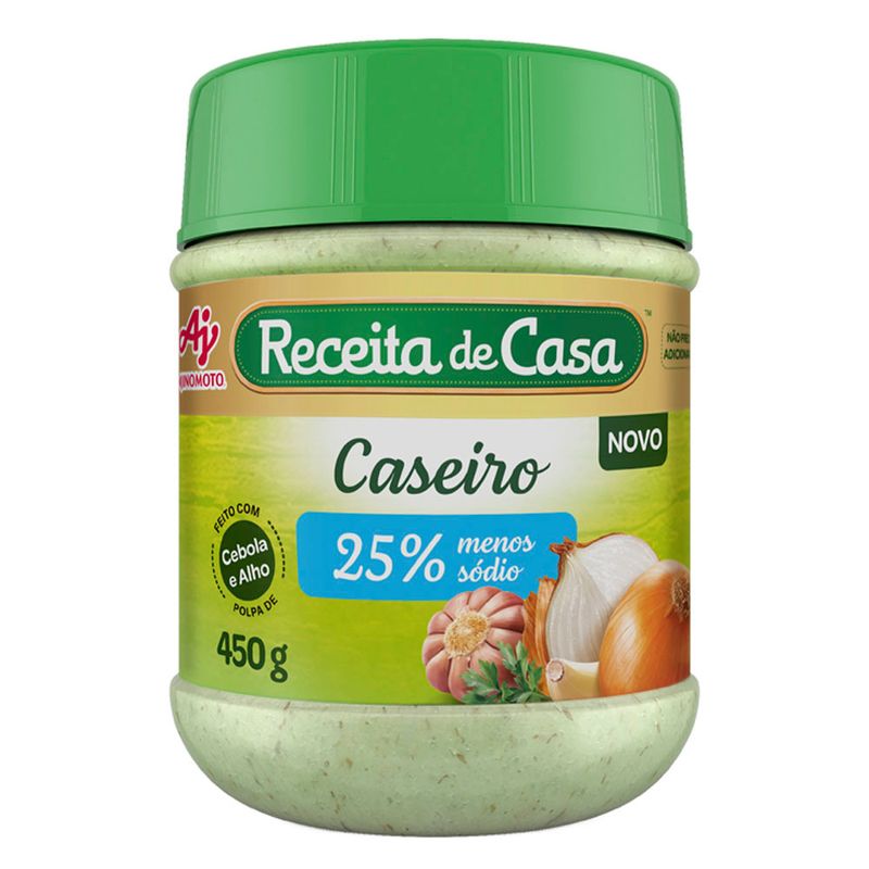 Tempero Pronto Receita de Casa Caseiro Menos Sódio 450g (7891132161232)