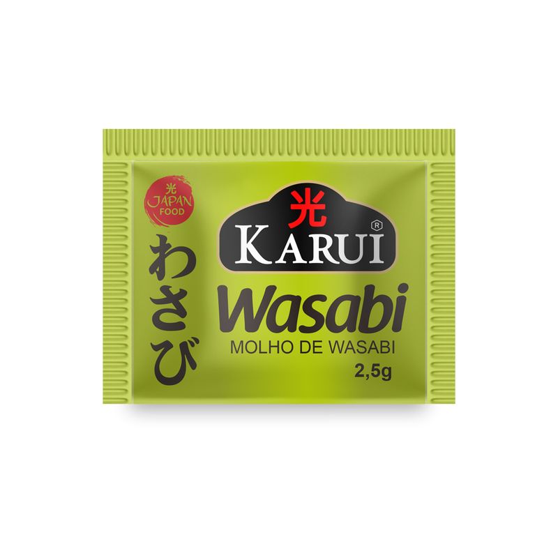 Molho Wasabi Karui 2,5g Sachê com 300 unidades (7898270961083)
