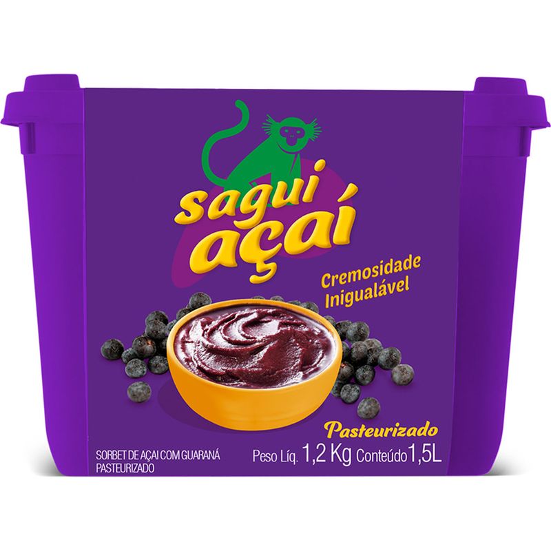 Sorbet Açaí Com Guaraná Perfetto 1,5L (7898080817839)