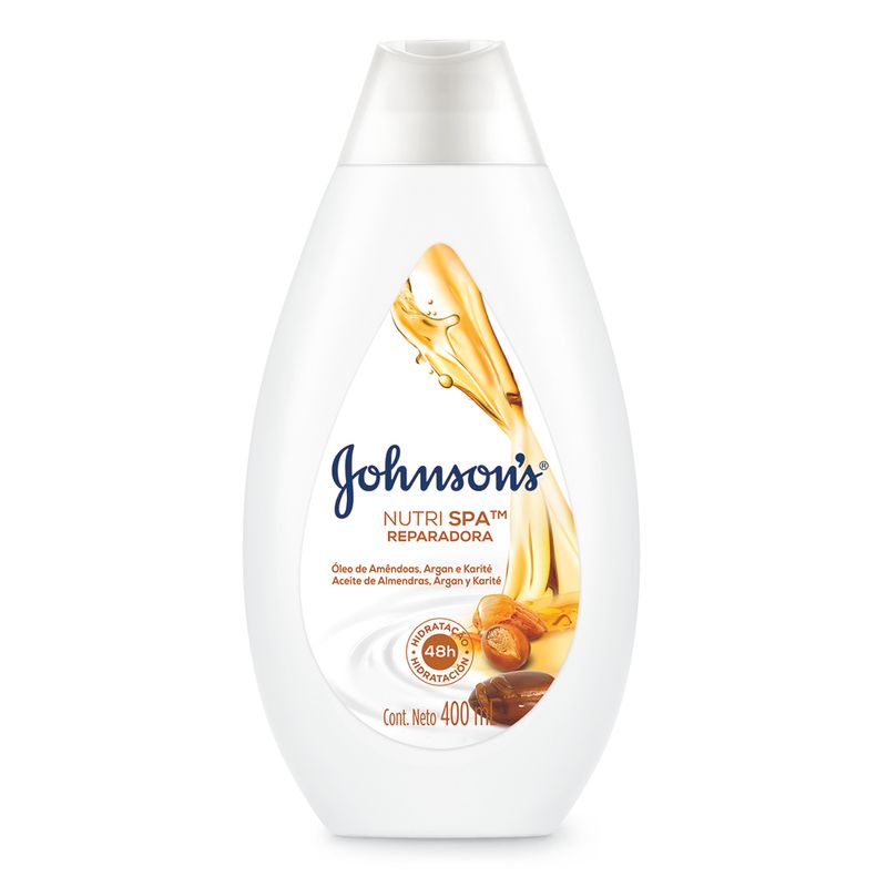 Locao Hidrat Johnson 400ml Amend Arg Karit (7891010247591)
