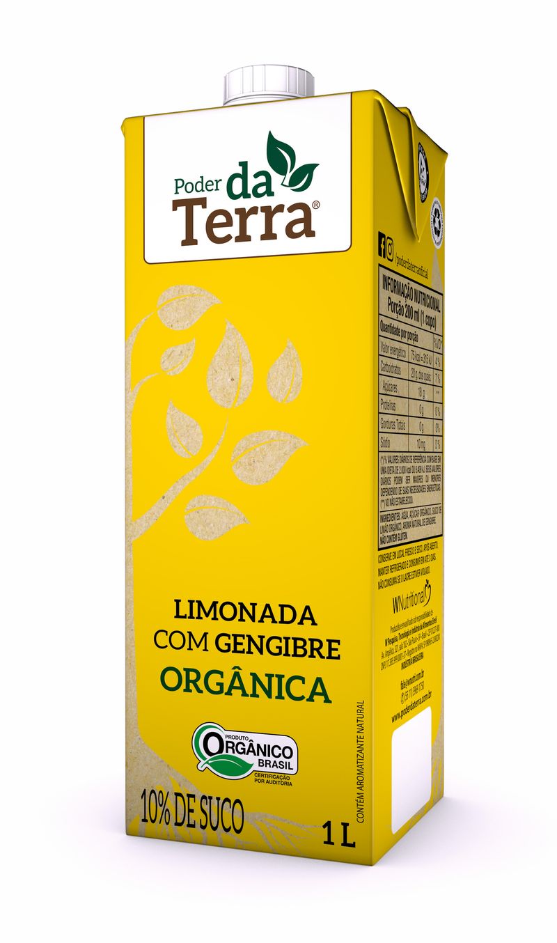 Bebida Com Suco Poder Terra Limonada E Gengibre (7898954360812)