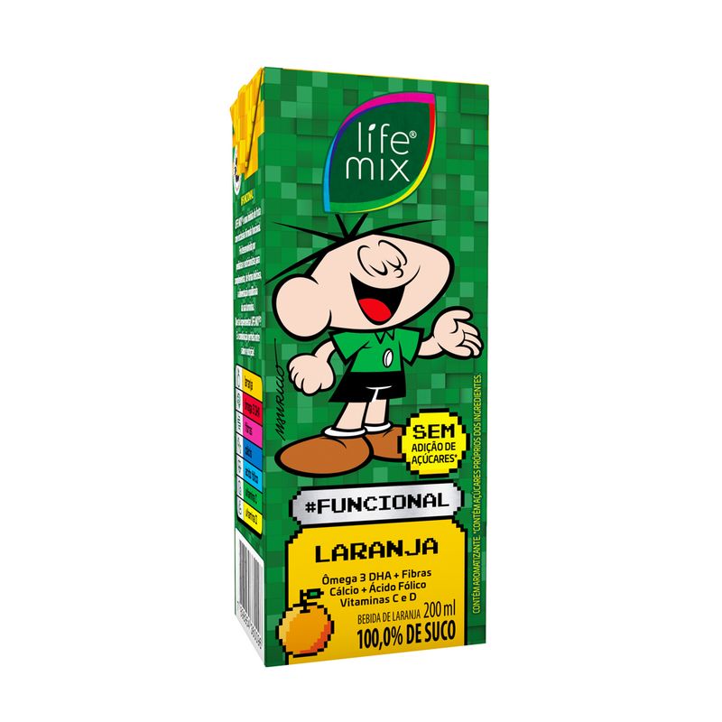 Bebida Com Suco Life Mix Kids Laranja 200ml (7898954360096)