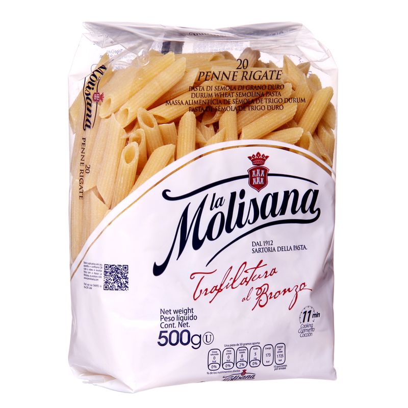 Macarrão La Molisana Penne Rigate 500G (8004690052044)