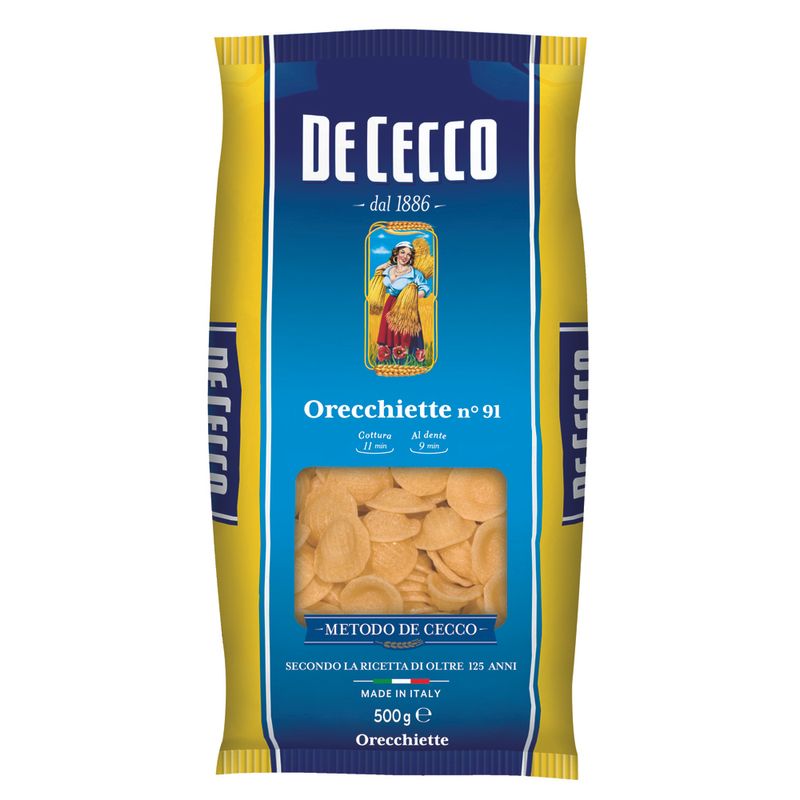 Macarrão De Cecco Orecchiette 500G (8001250120915)