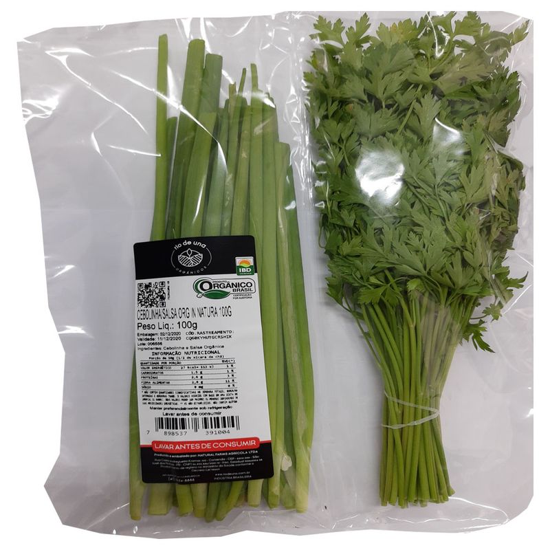 Cebolinha Salsa In Natura RDU Orgânica 100g (7898537391004)