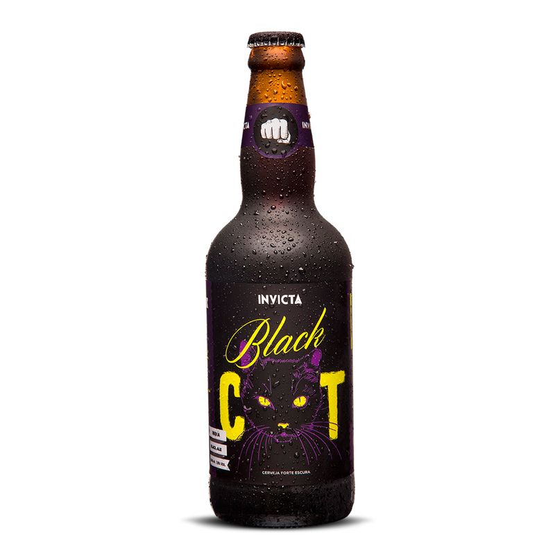 Cerveja Invicta Black Cat 500ml (7898951721012)