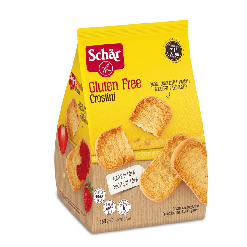 Torrada Schar 150g Sem Glúten Sem Lactose (8008698028698)