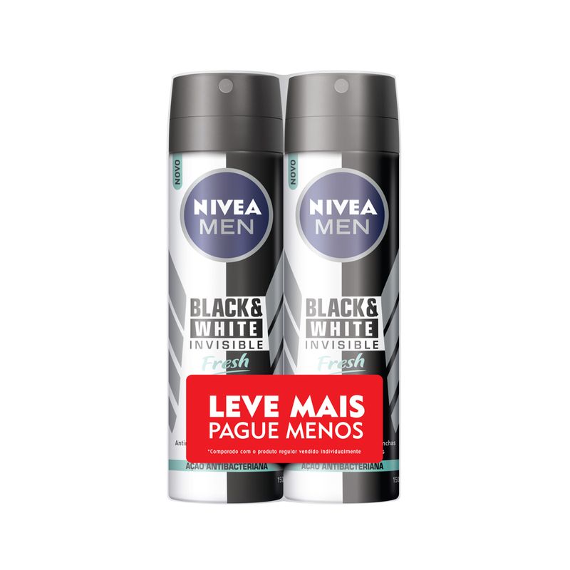 Desodorante Aerosol Nivea Men 150ml Black (4005900662064)