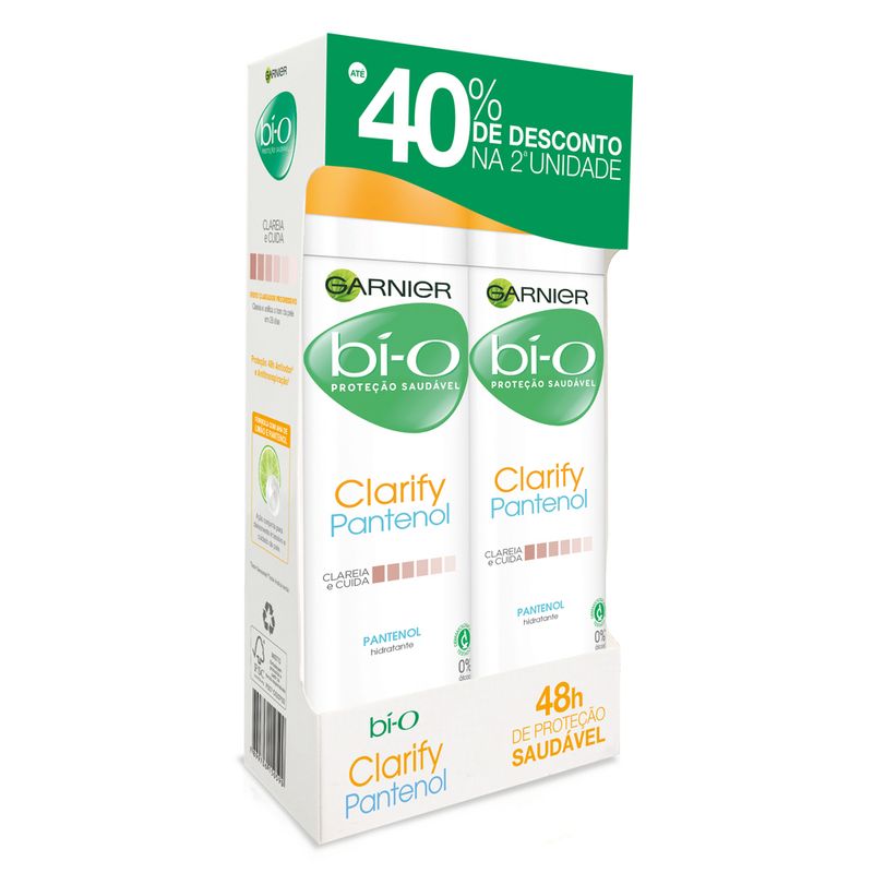 Desodorant Aerosol Fem 90g Clarify Pantenol (7899706150590)